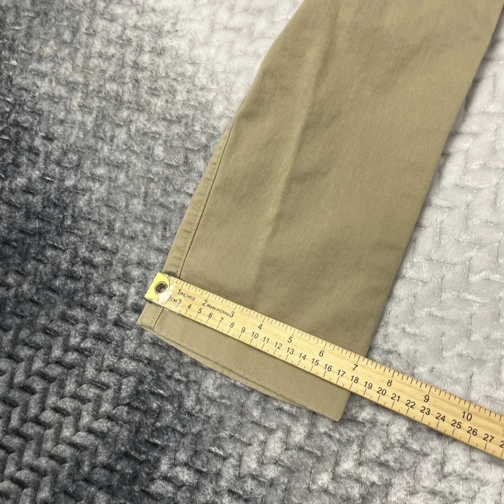 J. Crew Straight Fit Flex Chino‎ Pants Men's 30x32 Beige Cotton H3186
